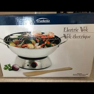 Stainless Steel Electric Wok.